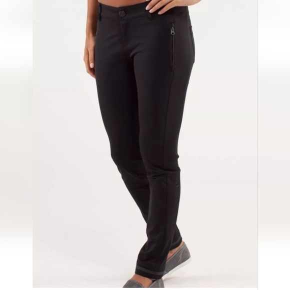 Lululemon Athletica Out And About Performance Pants Straight Slim - Picture 9 of 9